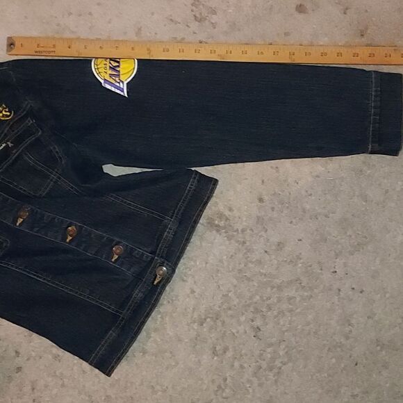 Los Angeles Lakers Denin  Jacket M - Picture 13 of 14